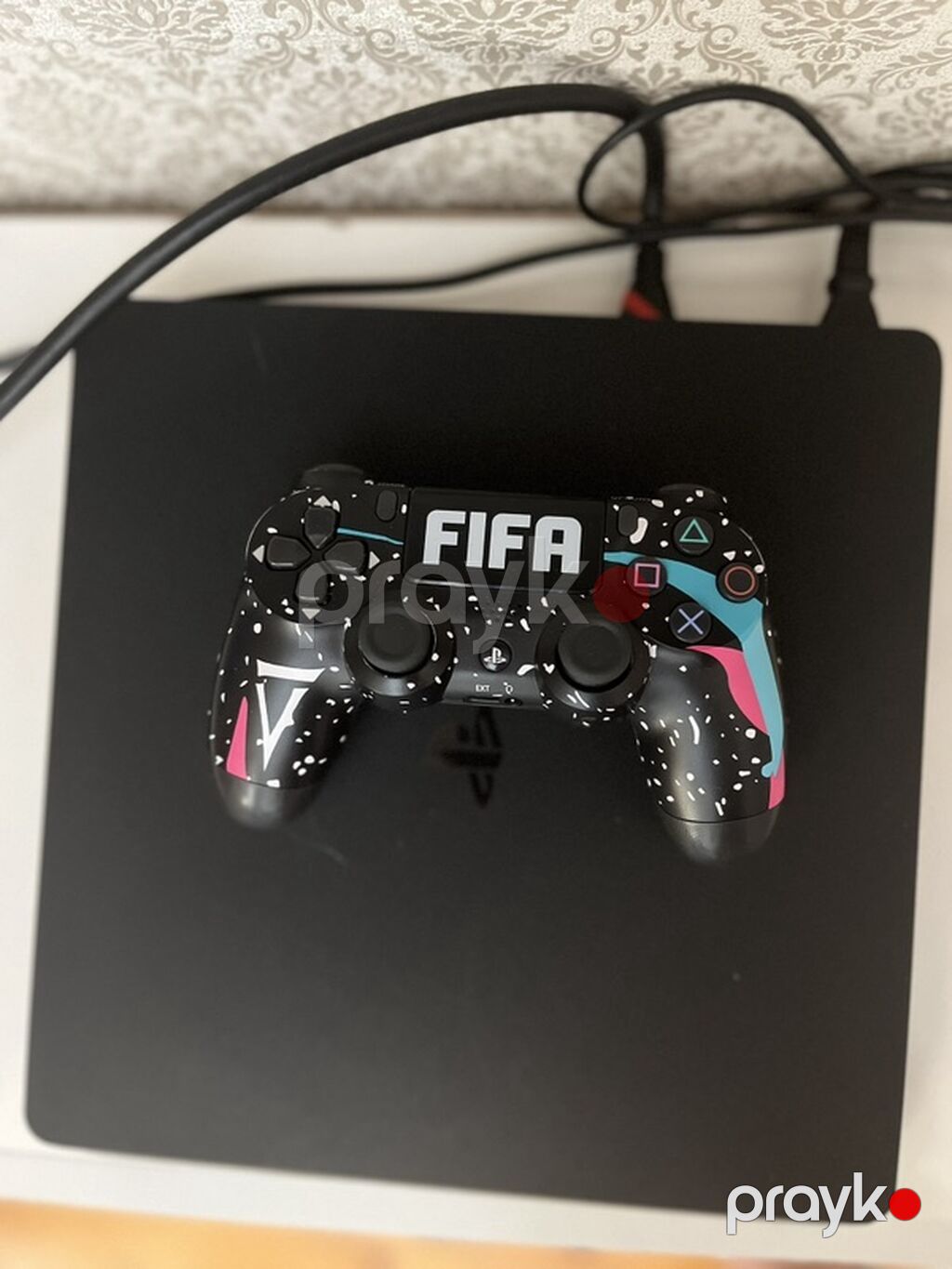 Salam. Səliqəli işlədilmiş PlayStation 4 Slim satıram. Yaddaşı — Oyun konsolları, Bakı (4)