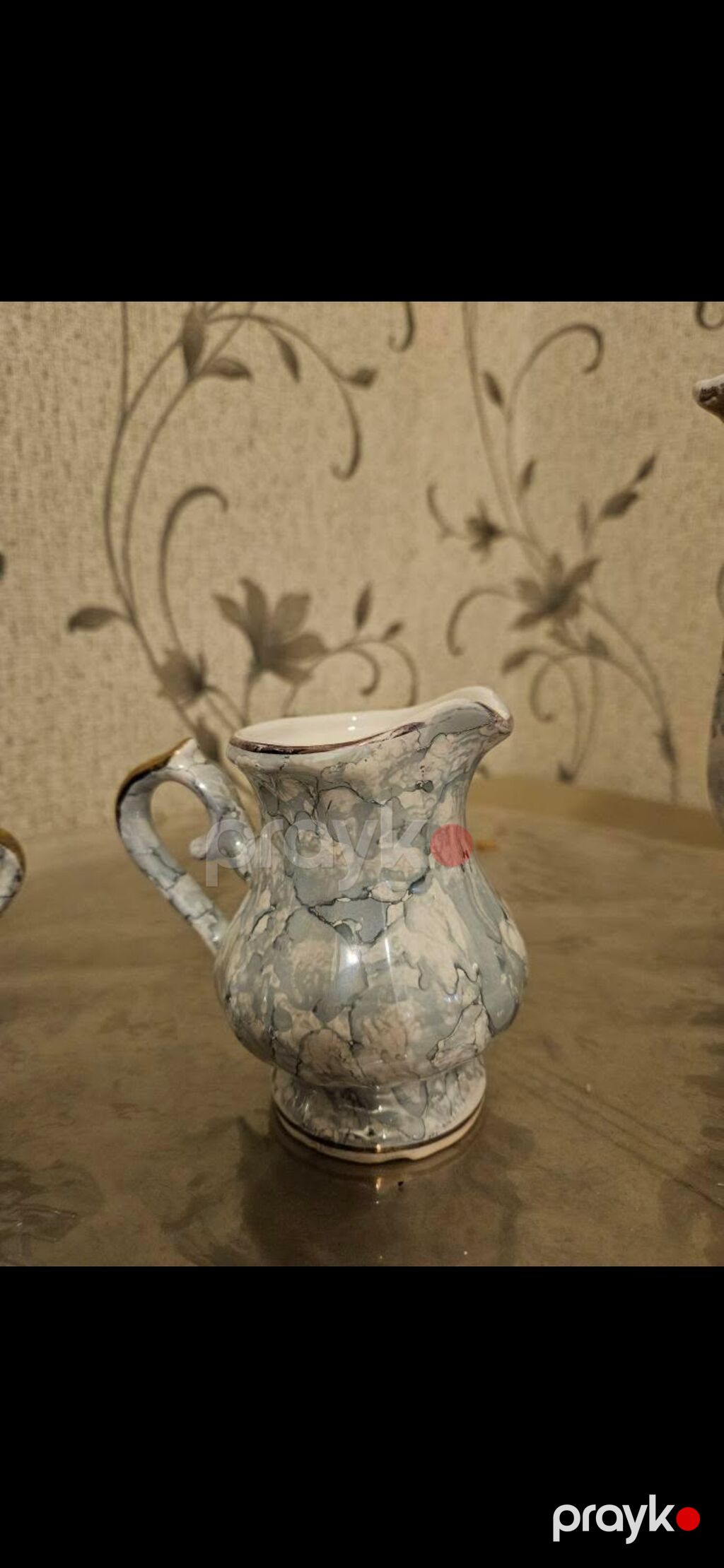 Sovet dövrünə aid (1970–80-ci illər) vintaj keramika çay dəsti.3 — Mebel, Masazır (5)