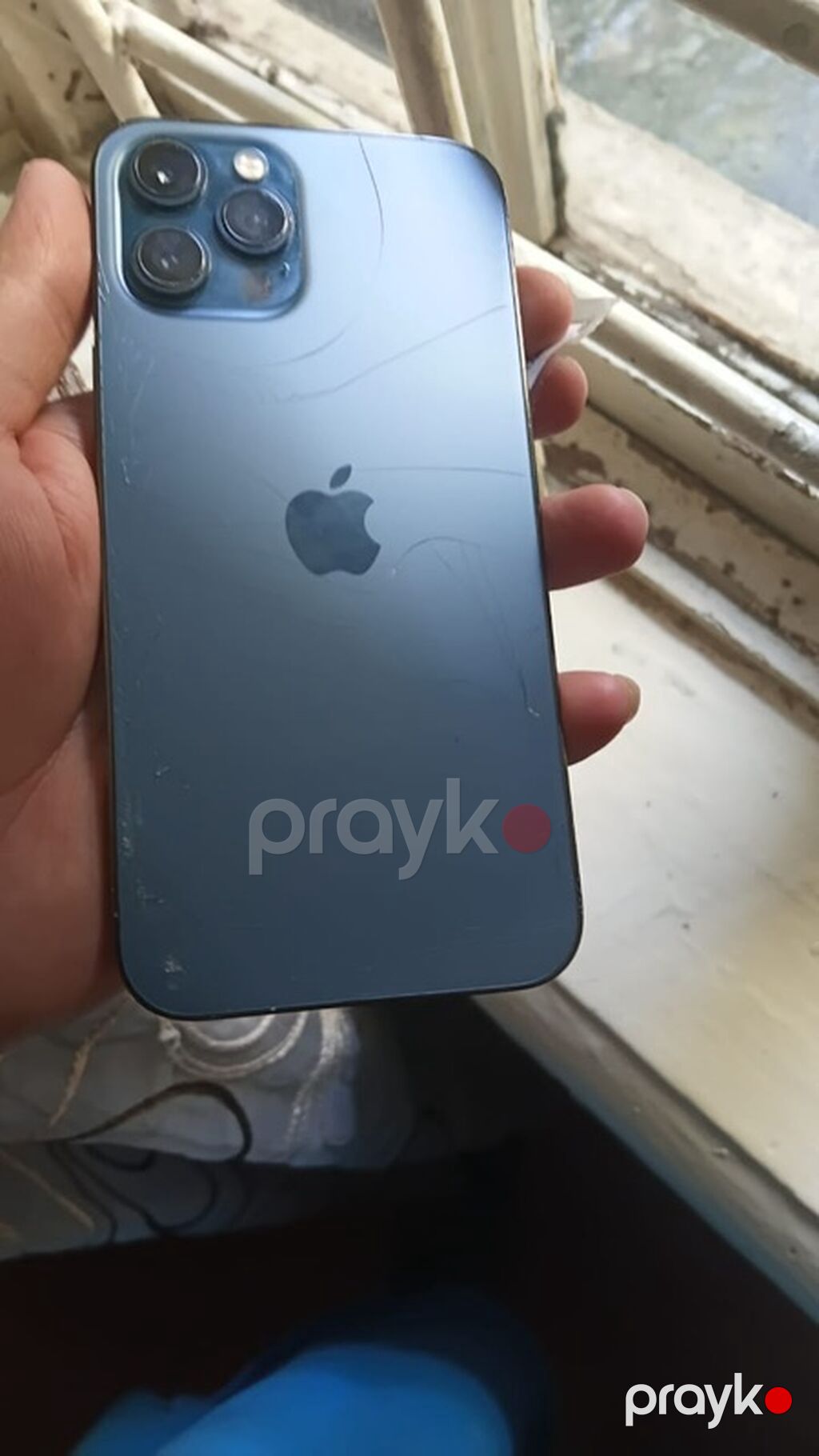 IPhone 12 Pro Max, 256 GB, Göy, Barmaq izi, Simsiz şarj, Face ID — Apple iPhone, Bakı
