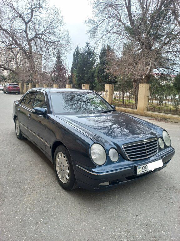 Mercedes E 220, 2.2 L, 2001 il, 343 000 km — Avtomobillər, Bakı (4)