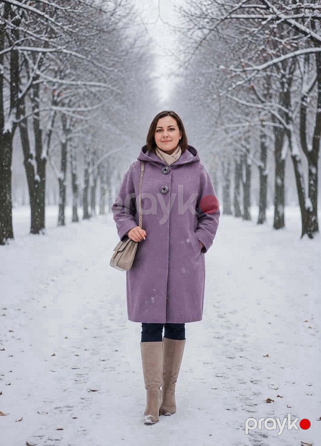Palto, 3XL, rəng - Bənövşəyi — Palto, Bakı (3)