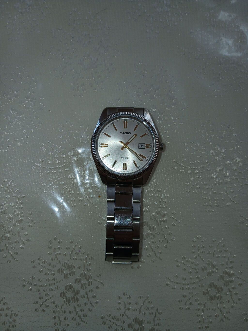 Casio kişi qol saatı - Korpus və kəmər: paslanmayan poladdan, klassik — Qol saatları, Qəbələ (2)