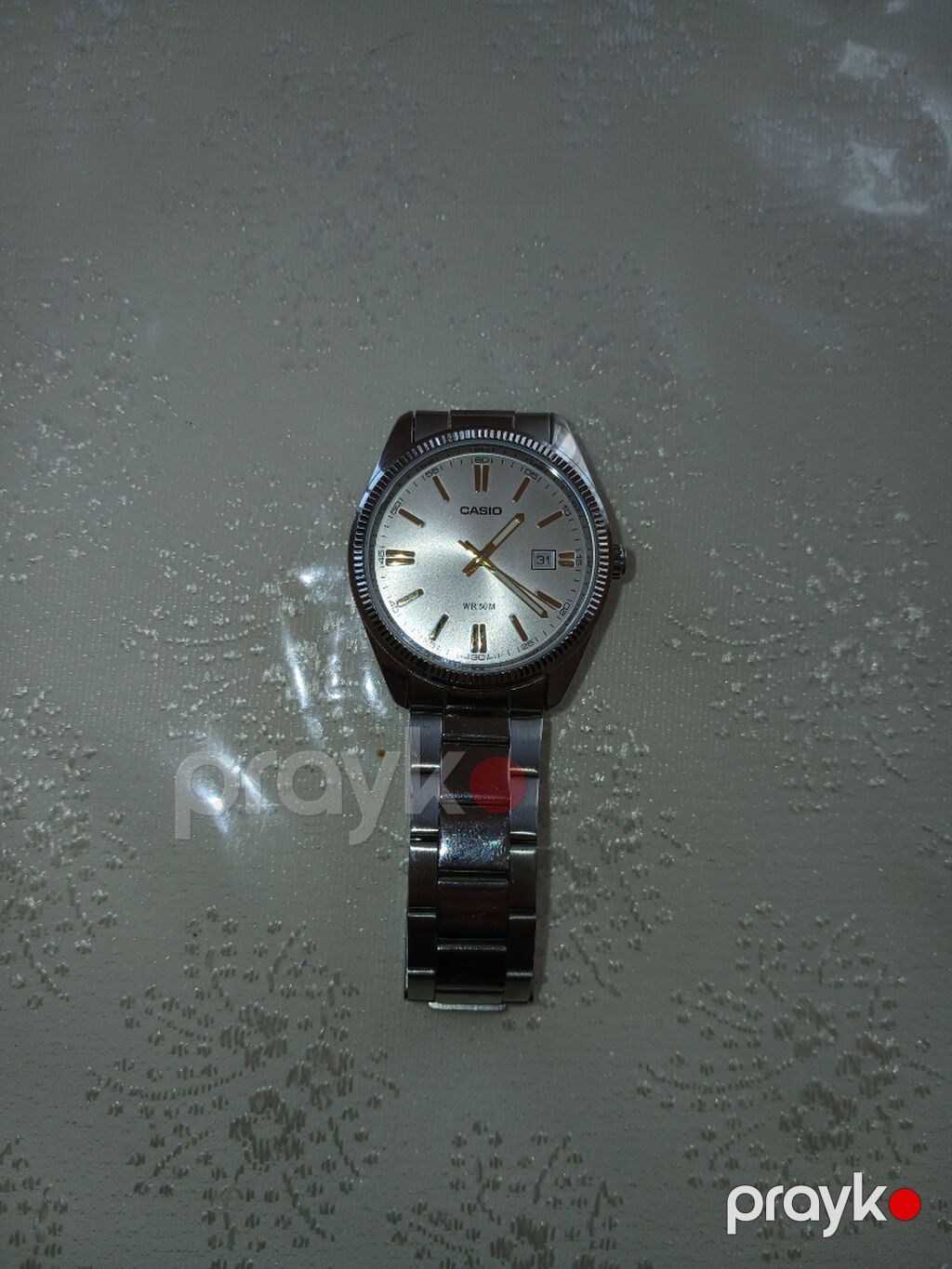 Casio kişi qol saatı - Korpus və kəmər: paslanmayan poladdan, klassik — Qol saatları, Qəbələ (2)