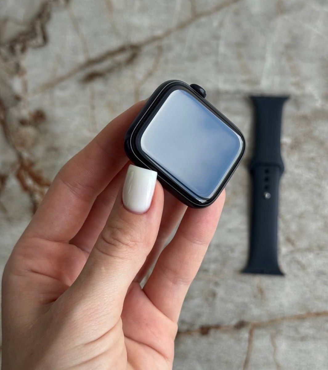 Apple Watch Series 7 Aluminum Midnight 45mm — Ağıllı saatlar və biləkliklər, Bakı (3)