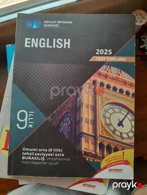 Məhsul: “English – 2025 Test Toplusu” (Dövlət İmtahan Mərkəzi) — Digah