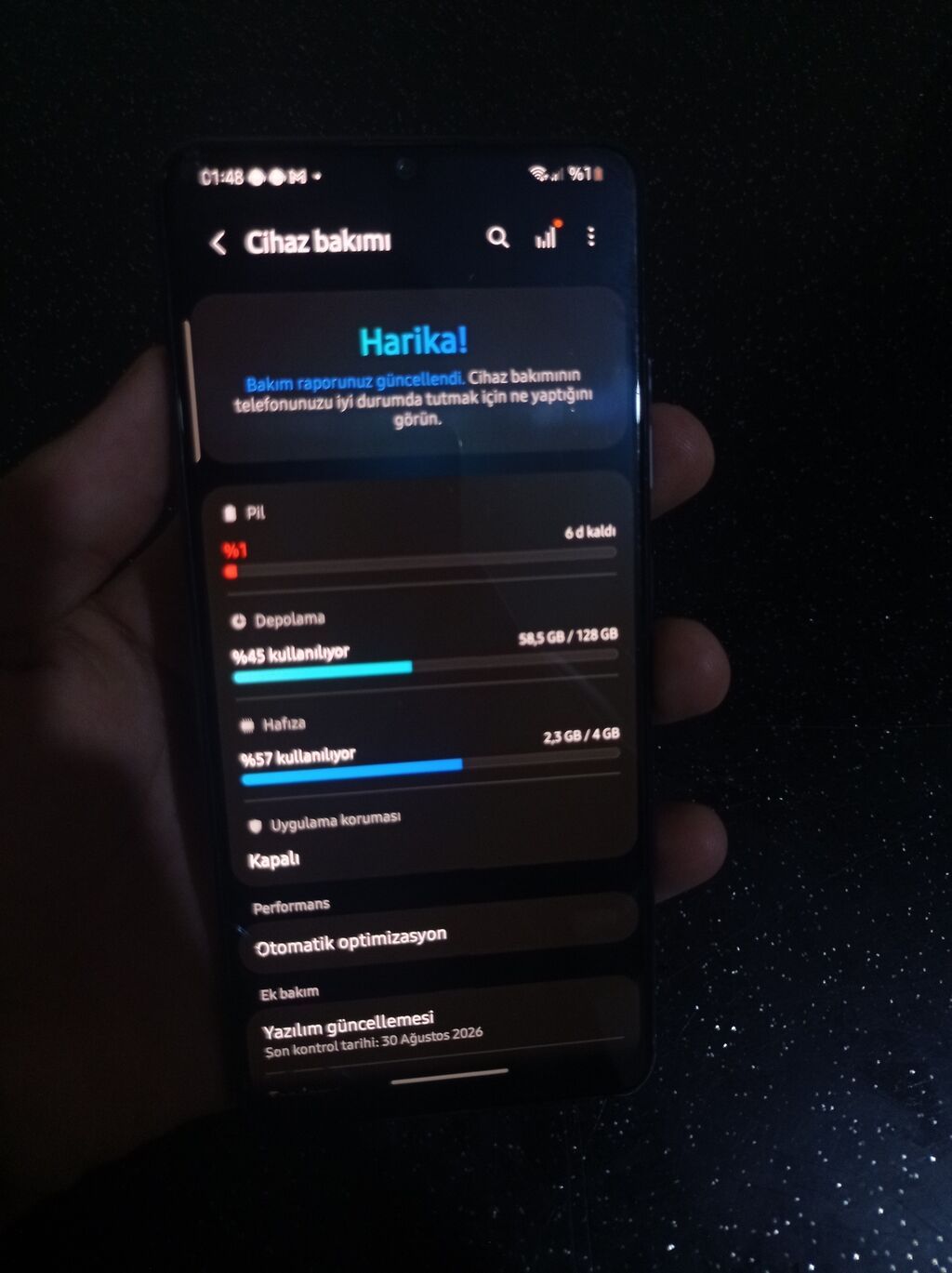 Samsung Galaxy A32, 128 GB, rəng - Bənövşəyi, Barmaq izi, İki sim kartlı, Face ID — Samsung, Bakı (5)