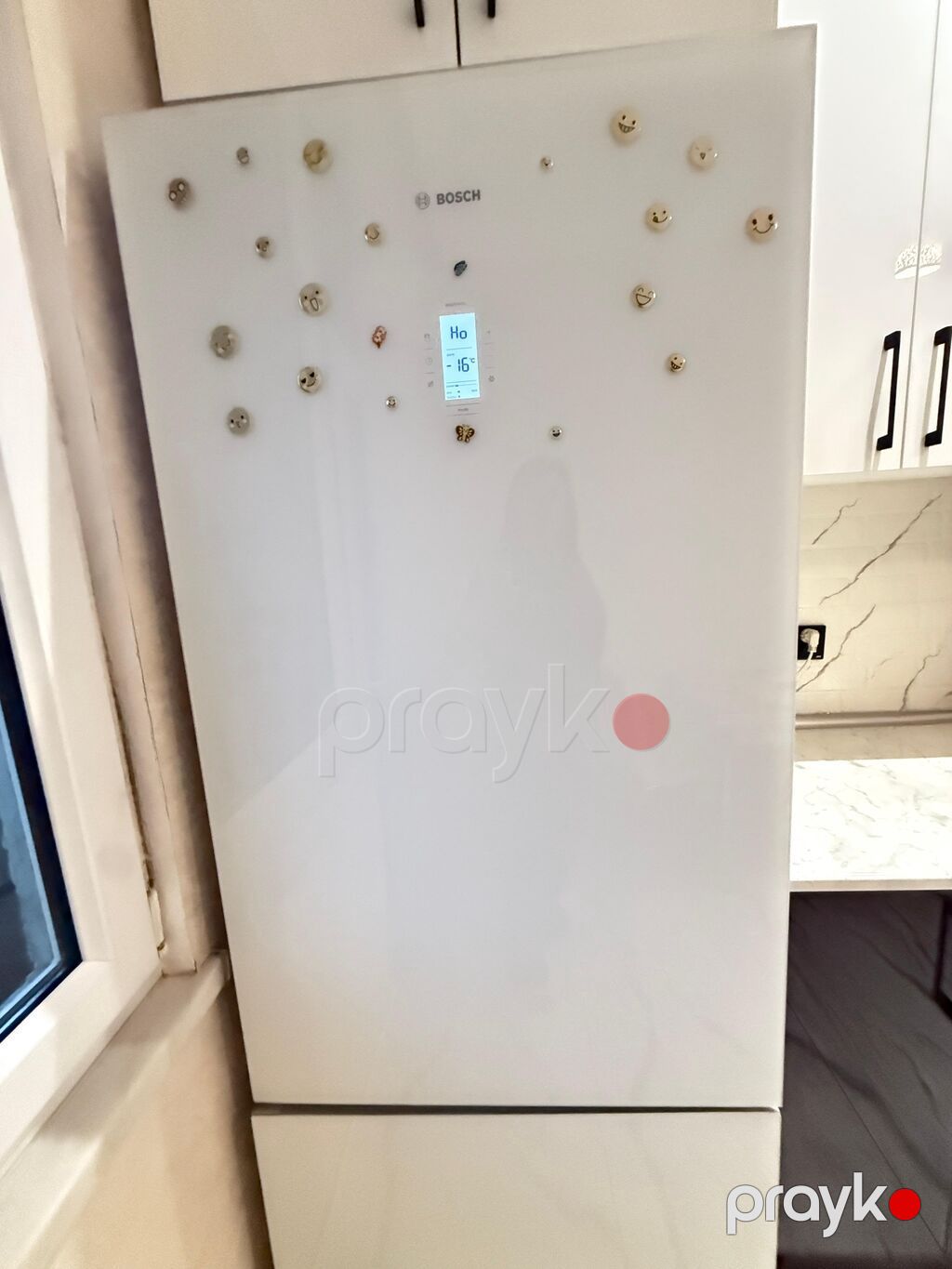 İşlənmiş 2 qapılı Bosch Soyuducu Satılır, rəng - Ağ — Soyuducular, Digah (2)