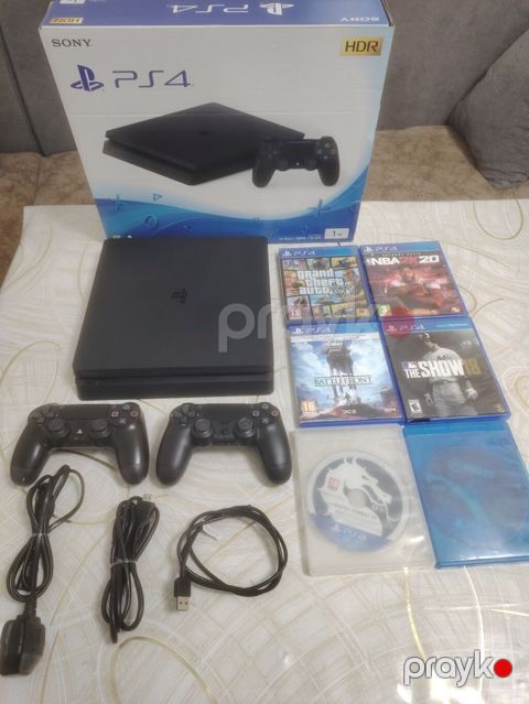 PlayStation 4 silim 1 tb yadas Ustunde 2 Teze alinmis pult. 6 oyun — Digah