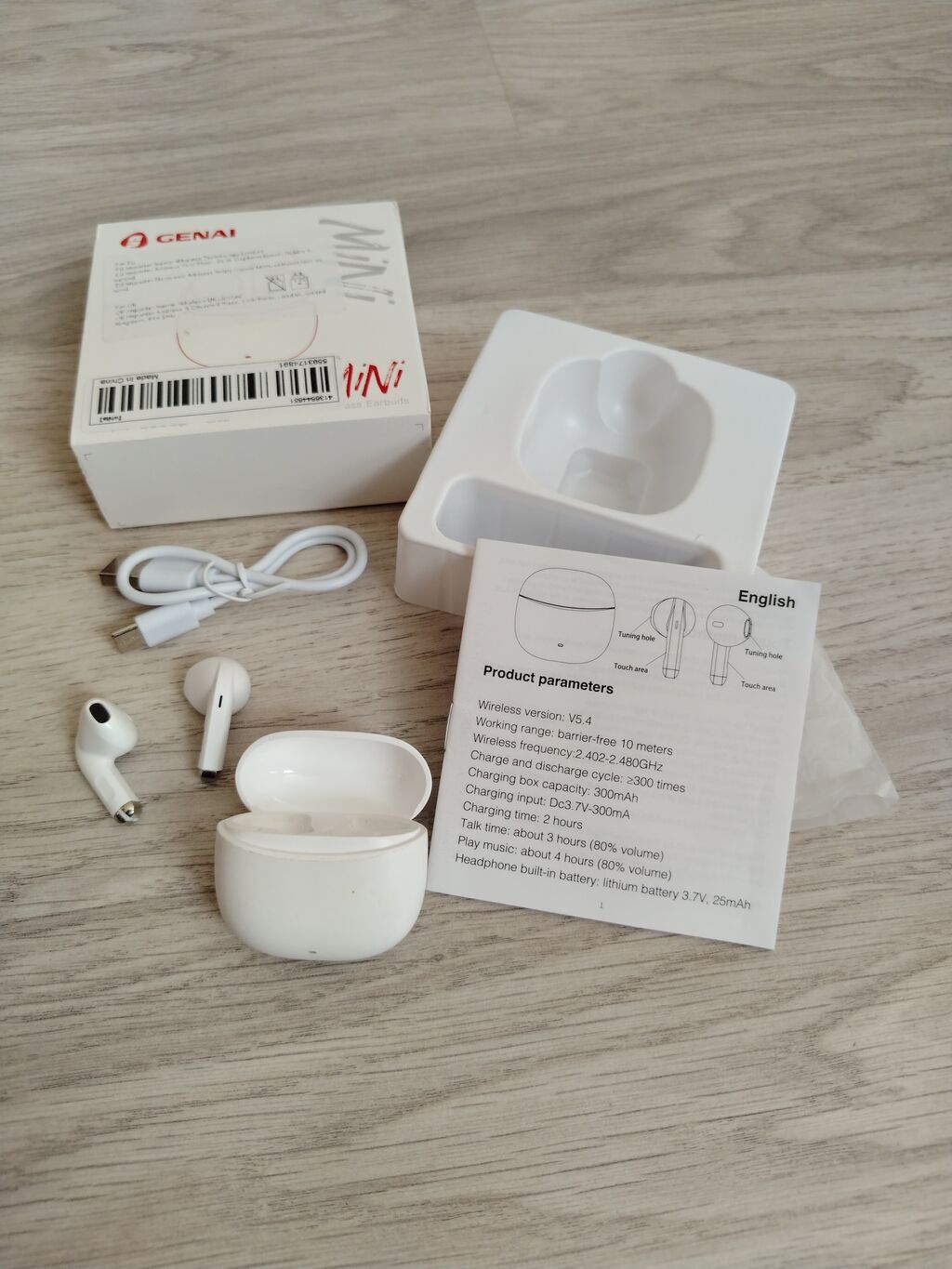 Yeni Simsiz (Bluetooth) Qulaqcıqlar, rəng - Ağ — Qulaqcıqlar, Mehdiabad