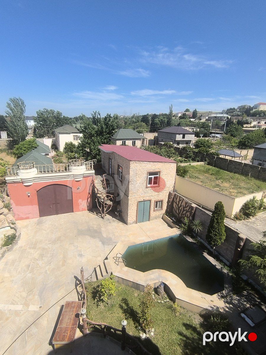 Satılır 8 otaqlı həyət evi/bağ evi 400 m² — Ev, villa, Bakı (10)