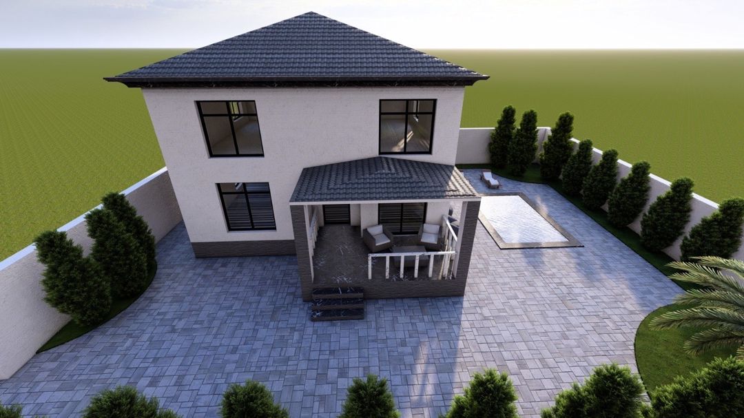 Satılır 6 otaqlı həyət evi/bağ evi 220 m² — Ev, villa, Bakı (7)