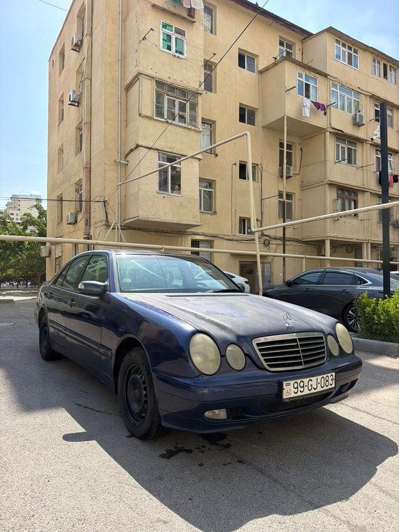 Mercedes E 200, 2.2 L, 2000 il, 480 000 km — Avtomobillər, Bakı (7)