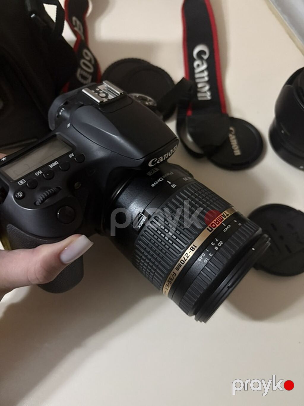 Canon EOS Dslr fotoaparat + linzalar dəsti Məhsul tərkibi: - Canon — Fotoaparat, Bakı (5)