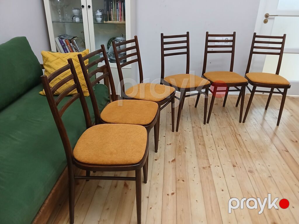 6 ədəd çox yaxşı vəziyyətdə sovetdən qalma stul satılır. Heç bir — Stullar, Mehdiabad (3)