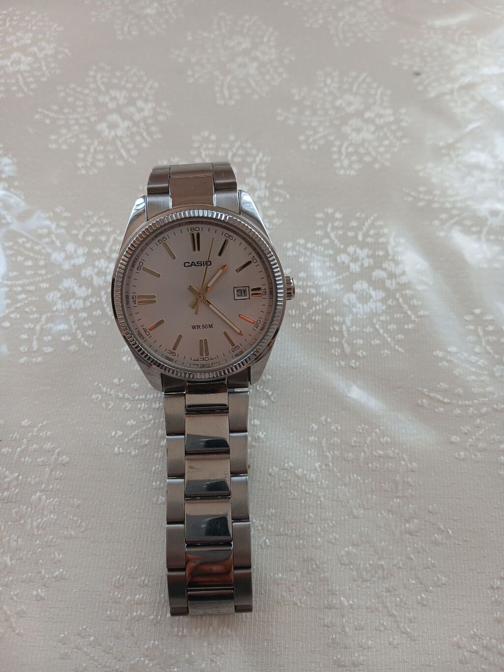 Casio kişi qol saatı - Korpus və kəmər: paslanmayan poladdan, klassik — Qol saatları, Qəbələ (4)