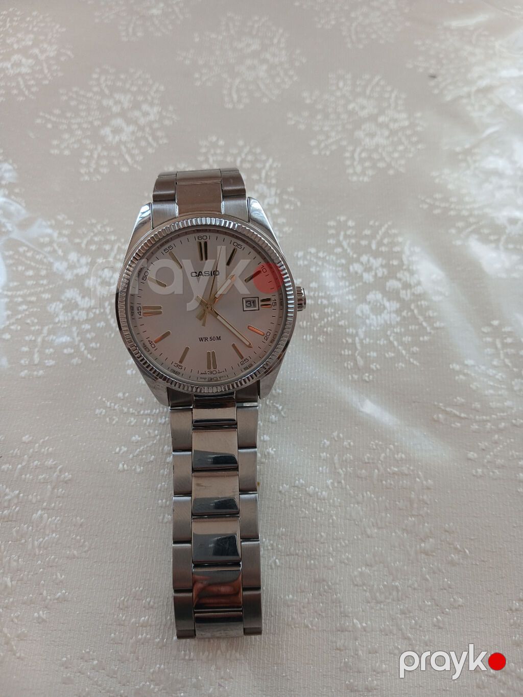 Casio kişi qol saatı - Korpus və kəmər: paslanmayan poladdan, klassik — Qol saatları, Qəbələ (4)