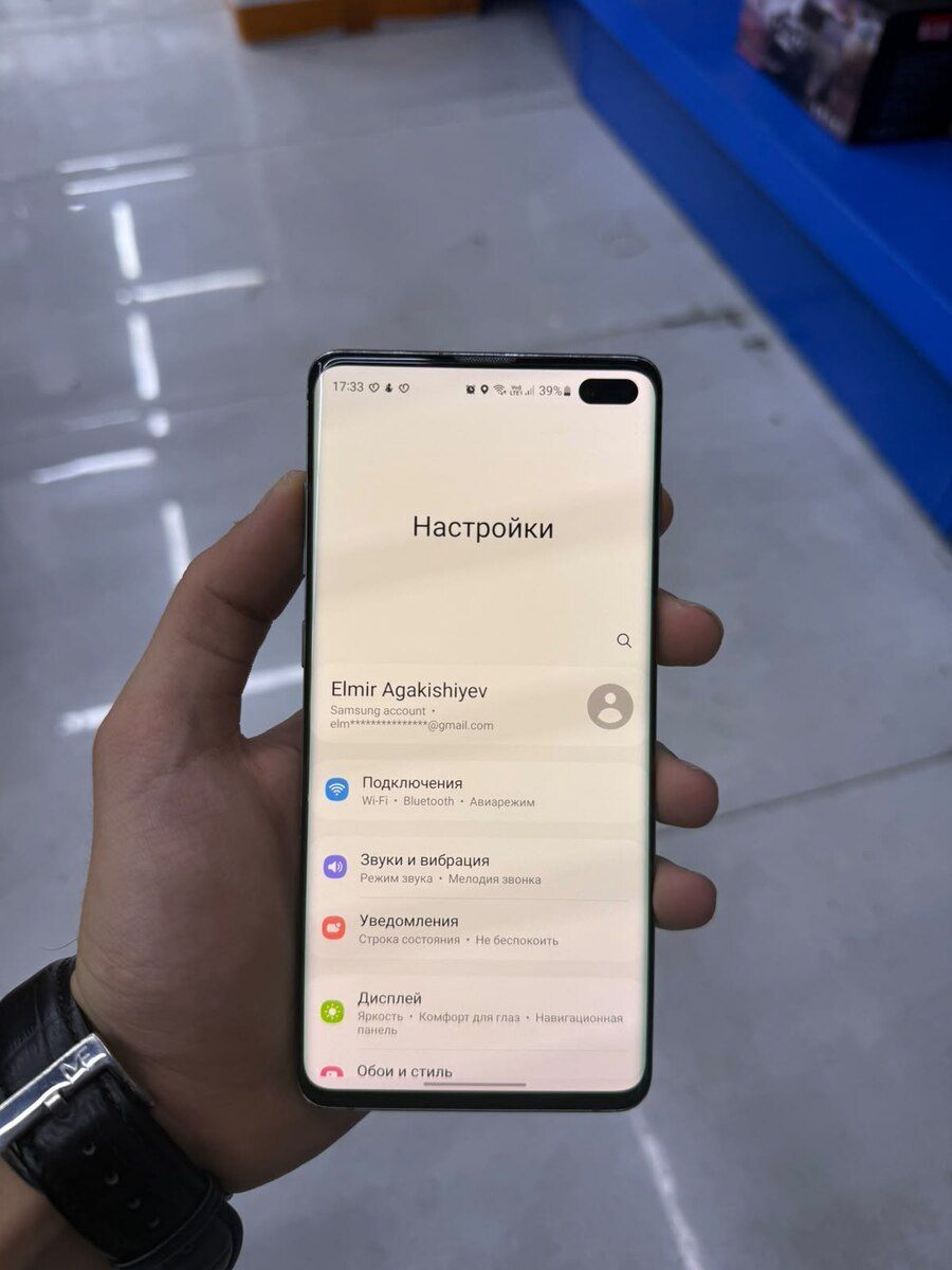 Samsung Galaxy S10+ Prism Black 128GB/8GB — Smartfonlar, Bakı (4)