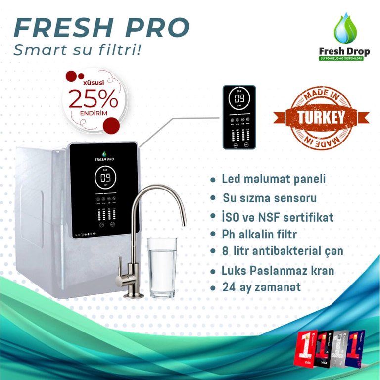 Su filteri "Fresh Pro Smart" — Ev texnikası, Bakı (2)
