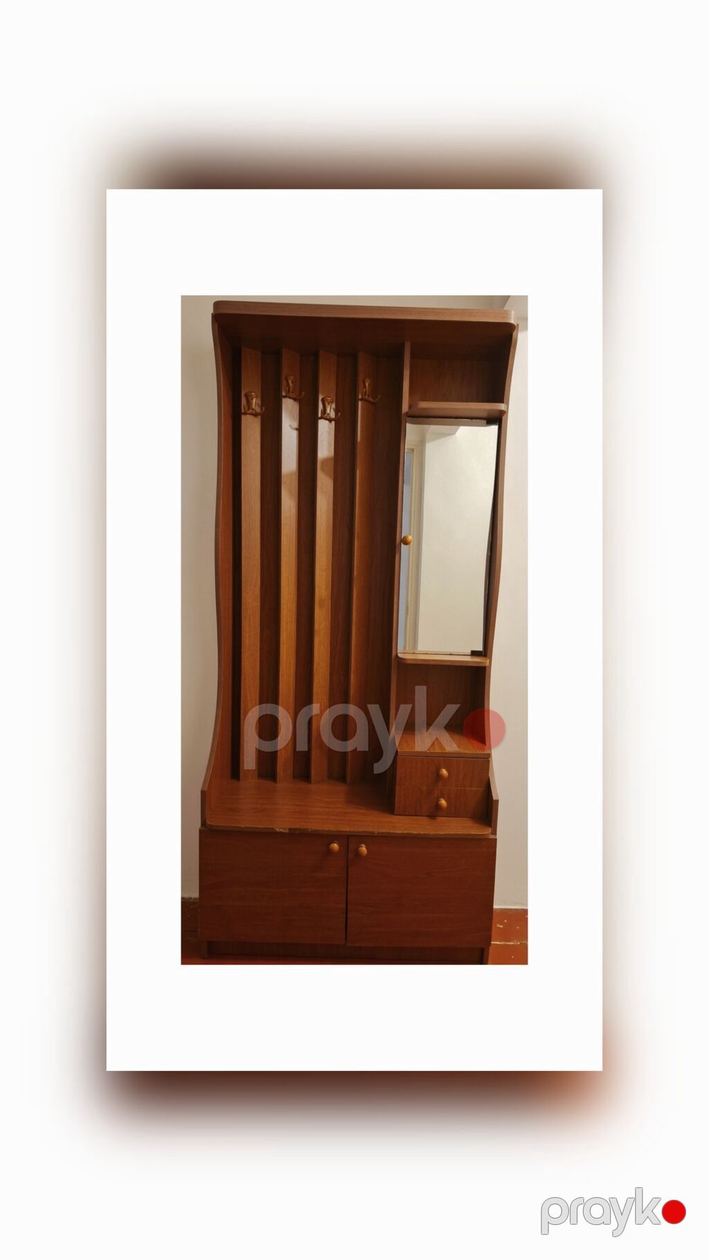 İşlənmiş, 2 qapılı, Güzgülü, Qəhvəyi, Açılan, Düz dolab — Xol üçün, Bakı