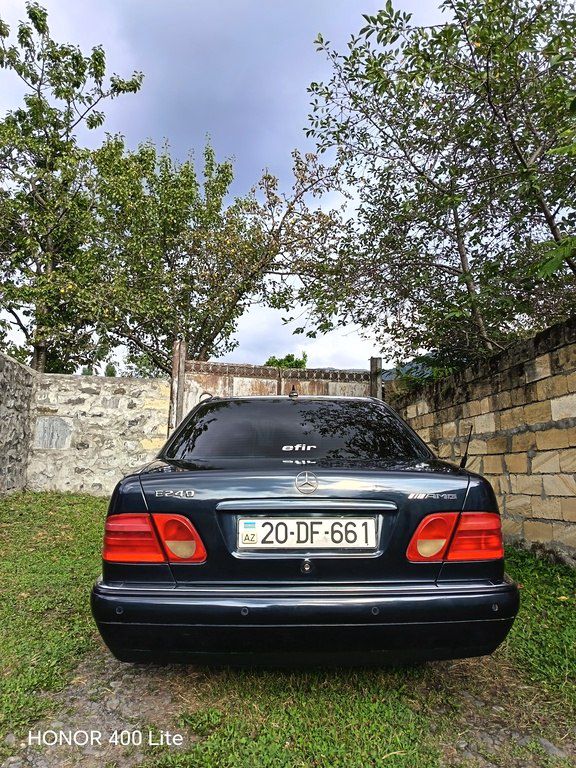 Mercedes E 240, 2.4 L, 1999 il, 327 000 km — Avtomobillər, Qax (3)