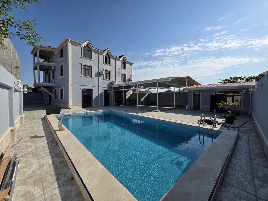 Satılır 8 otaqlı həyət evi/bağ evi 500 m² — Ev, villa, Bakı (2)