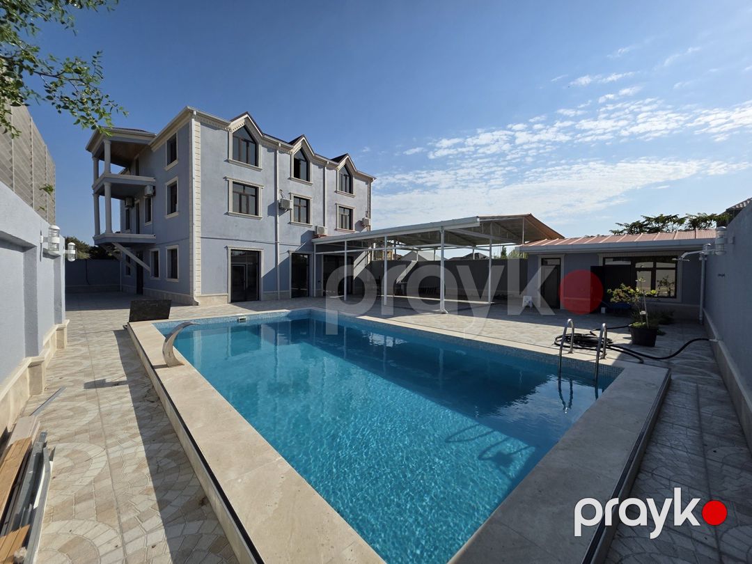 Satılır 8 otaqlı həyət evi/bağ evi 500 m² — Ev, villa, Bakı (2)