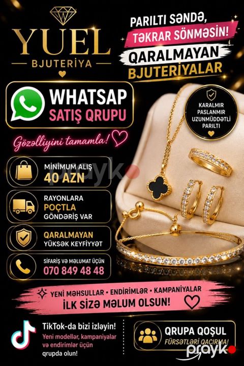 Yuel Bjuteriya – qaralmayan, paslanmayan, uzunmüddətli parıltıya sahib — Bakı