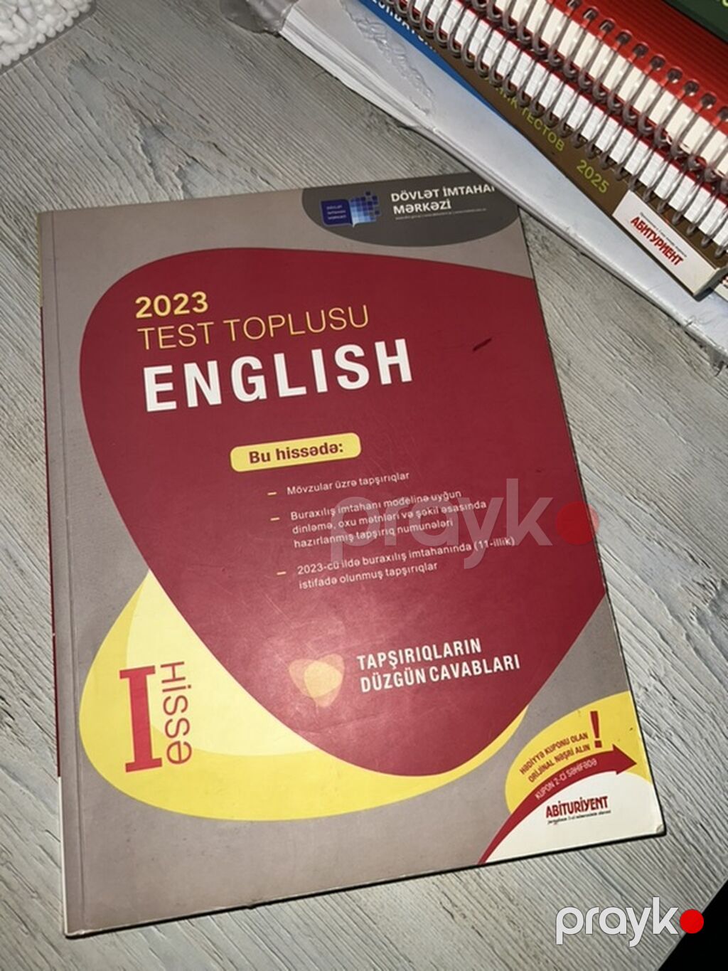 İngilis dili Testlər 11-ci sinif, DİM, 1-ci hissə, 2023 il — Kitablar, Digah