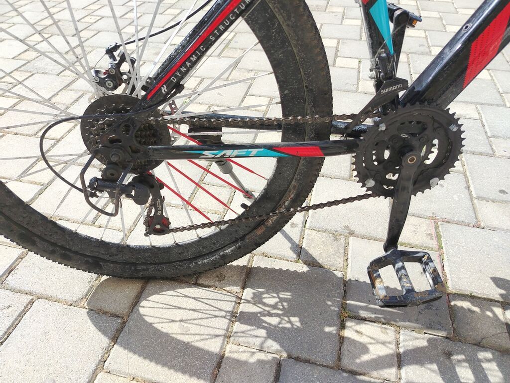 Saft hardtail dağ velosipedi Xüsusiyyətlər: - Çərçivə: yüngül — Dağ velosipedləri, Xırdalan (4)