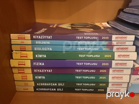 Abituriyent “Test Toplusu 2025” seriyası – müxtəlif fənlər üzrə — Bakı