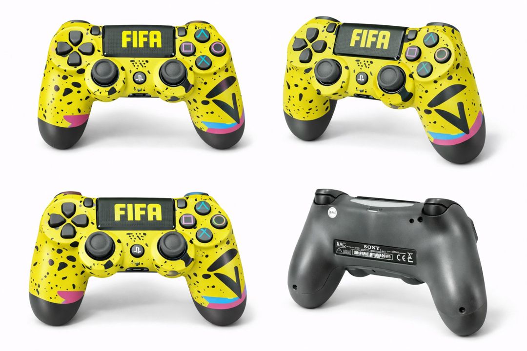 PS4 Joystick Sarı Fıfa dizayn — Oyunlar, konsollər və proqramlar, Bakı (2)