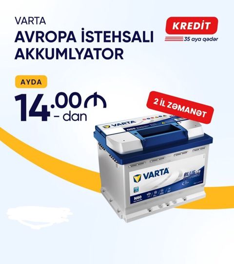Akkumulyator "Varta" — Bakı