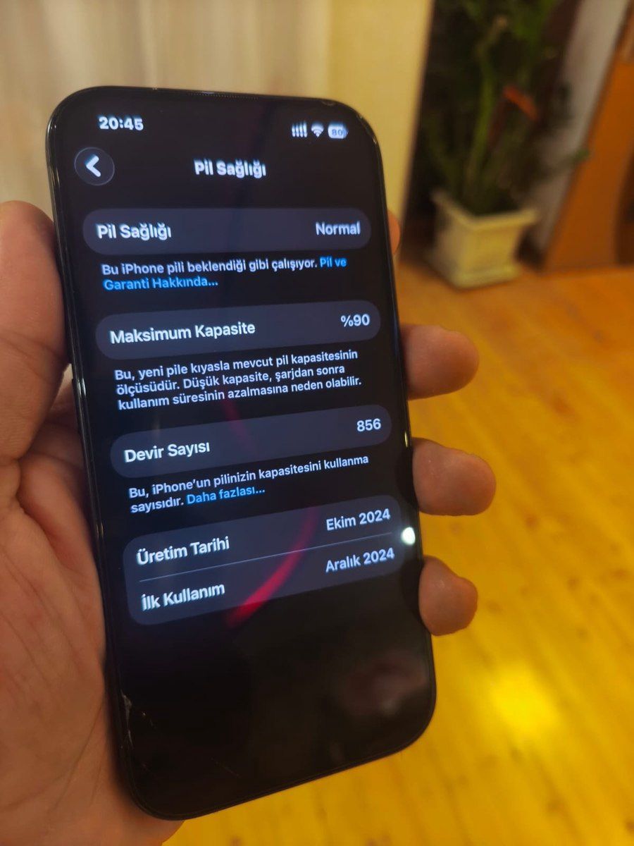 Apple iPhone 16 Pro Black Titanium 128GB/8GB — Smartfonlar, Bakı (5)