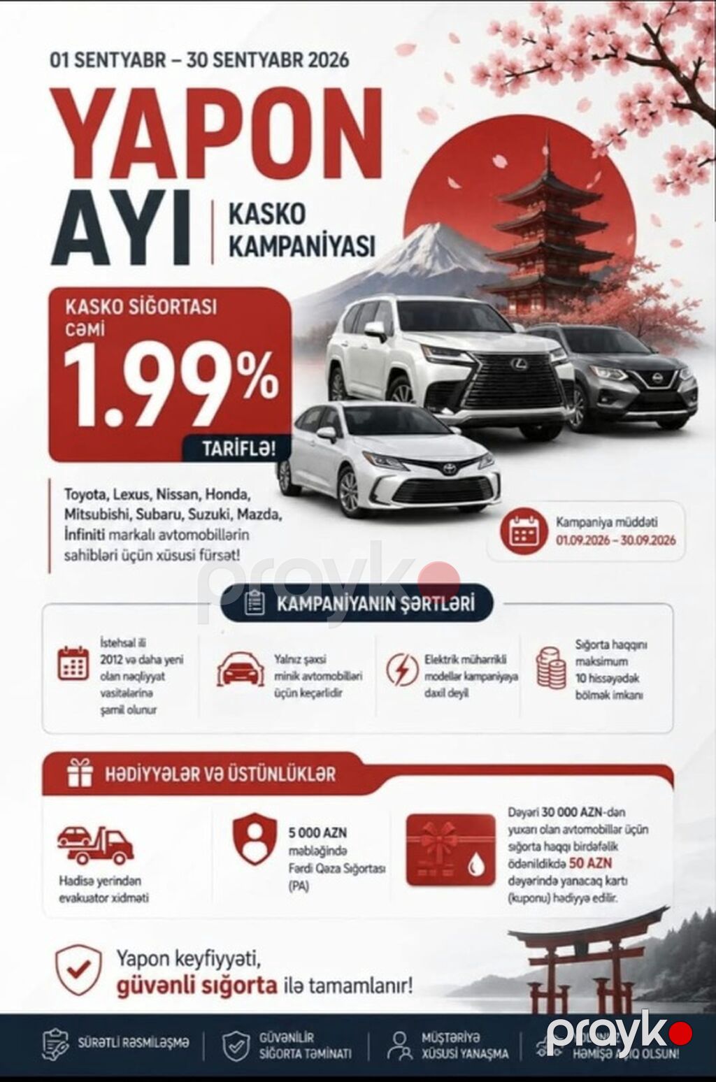 Xidmət: Avtomobil sığortası paketləri (İcbari Q+ və Kasko kampaniyası) — Avtoxidmət və diaqnostika, Bakı (2)