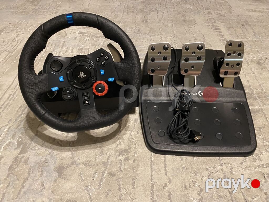 Logitech G29 Driving Force sükan və 3 pedaldan ibarət yarış qurğusu — Masaüstü kompüterlər, Bakı (3)
