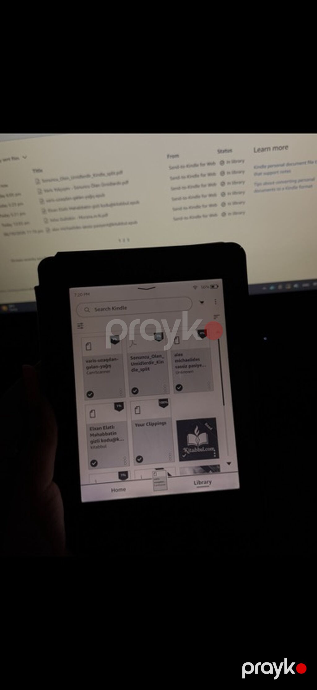 Kindle Paperwhite 7 (7-ci nəsil) satılır. Cihaz çox səliqəli istifadə — Elektron kitablar, Bakı (3)