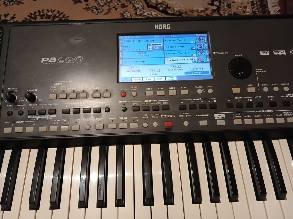 Korg Pa600 aranjor klaviatura - 61 klaviş, dinamik həssaslıq - Rəngli — Pianino və digər klaviş alətləri, Sumqayıt (8)