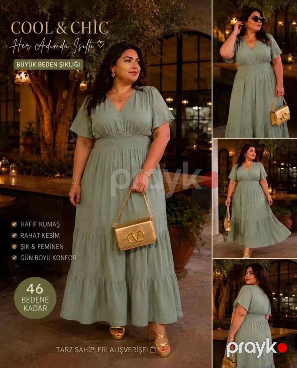 Gündəlik don, Maksi, 6XL — Gündəlik paltarlar, Bakı (3)