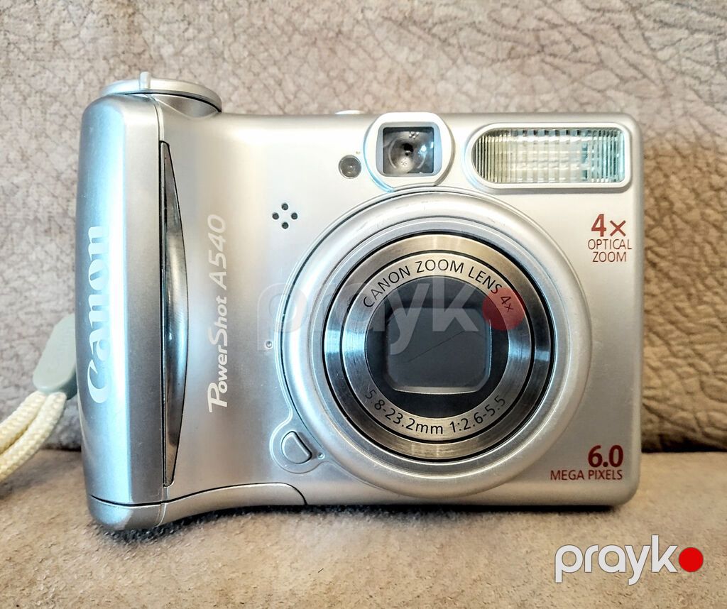 Canon PowerShot A540 rəqəmsal fotoaparat ideal vəziyyətdədi, 2006cı — Fotoaparat, Bakı (8)