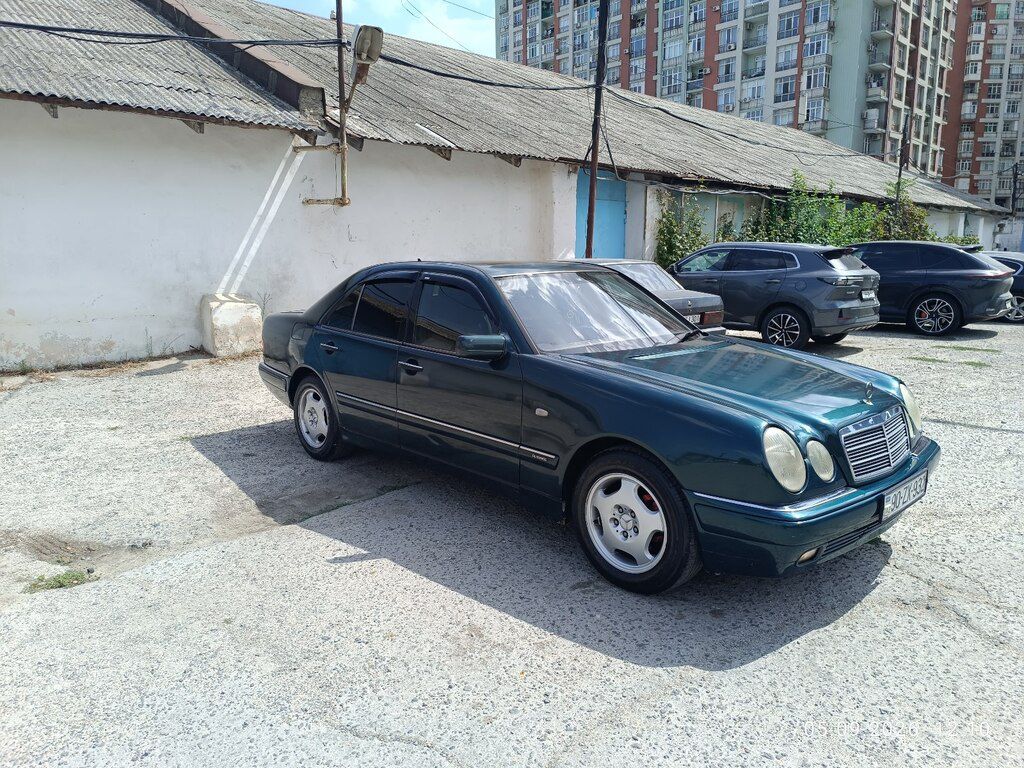 Mercedes E 230, 2.3 L, 1996 il, 476 093 km — Avtomobillər, Bakı (3)