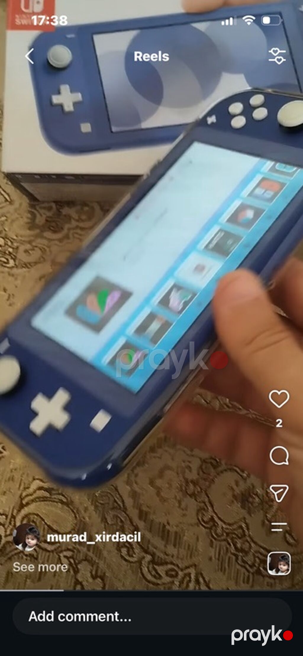 Nintendo Switch Lite Prajıvka istenilen oyunu pulsuz yuklemek olur — Oyun konsolları, Bakı (2)
