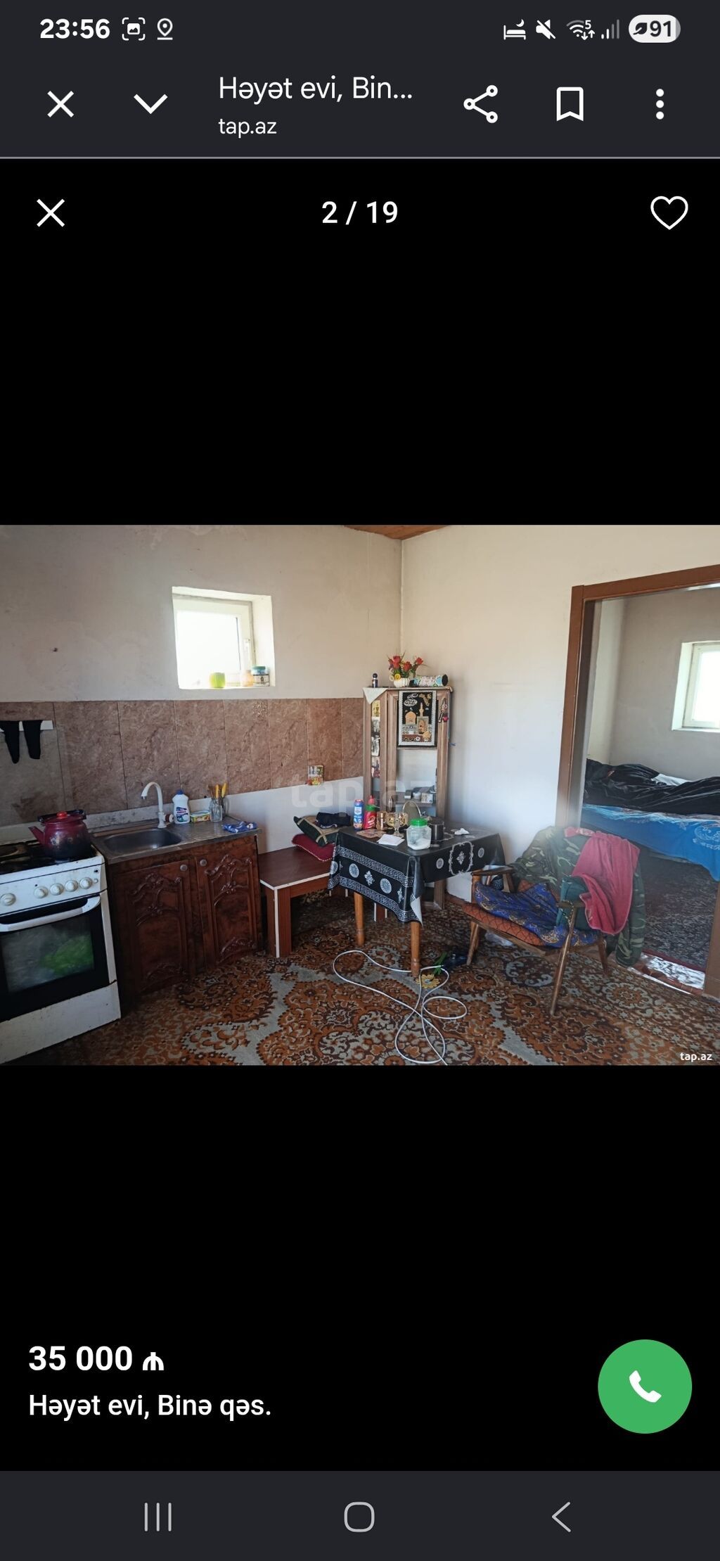Binə 3 otaqlı, 55 kv. m — Ev, villa, Bakı (2)