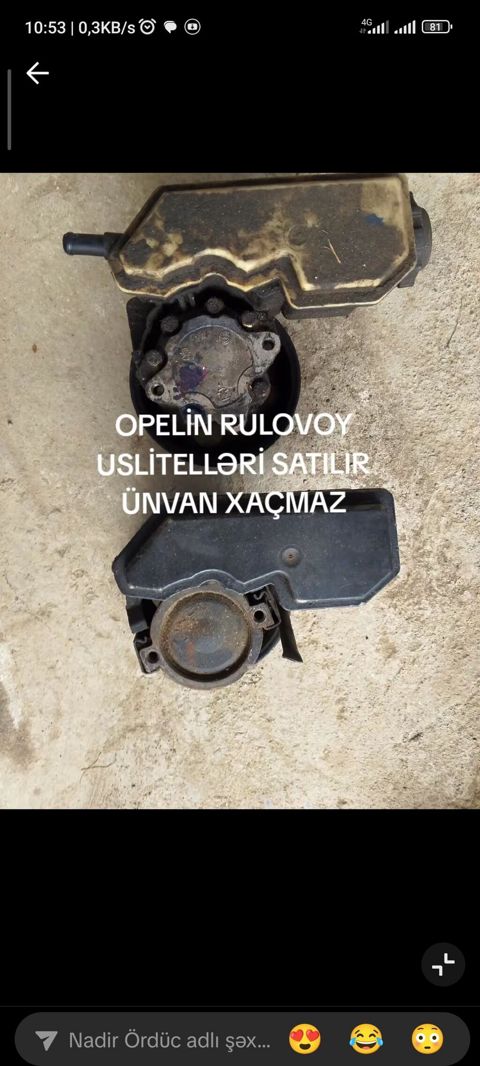 Məhsul: Opel sükan gücləndiricisi (rulovoy ustitel) Təsvir: - Opel — Xaçmaz