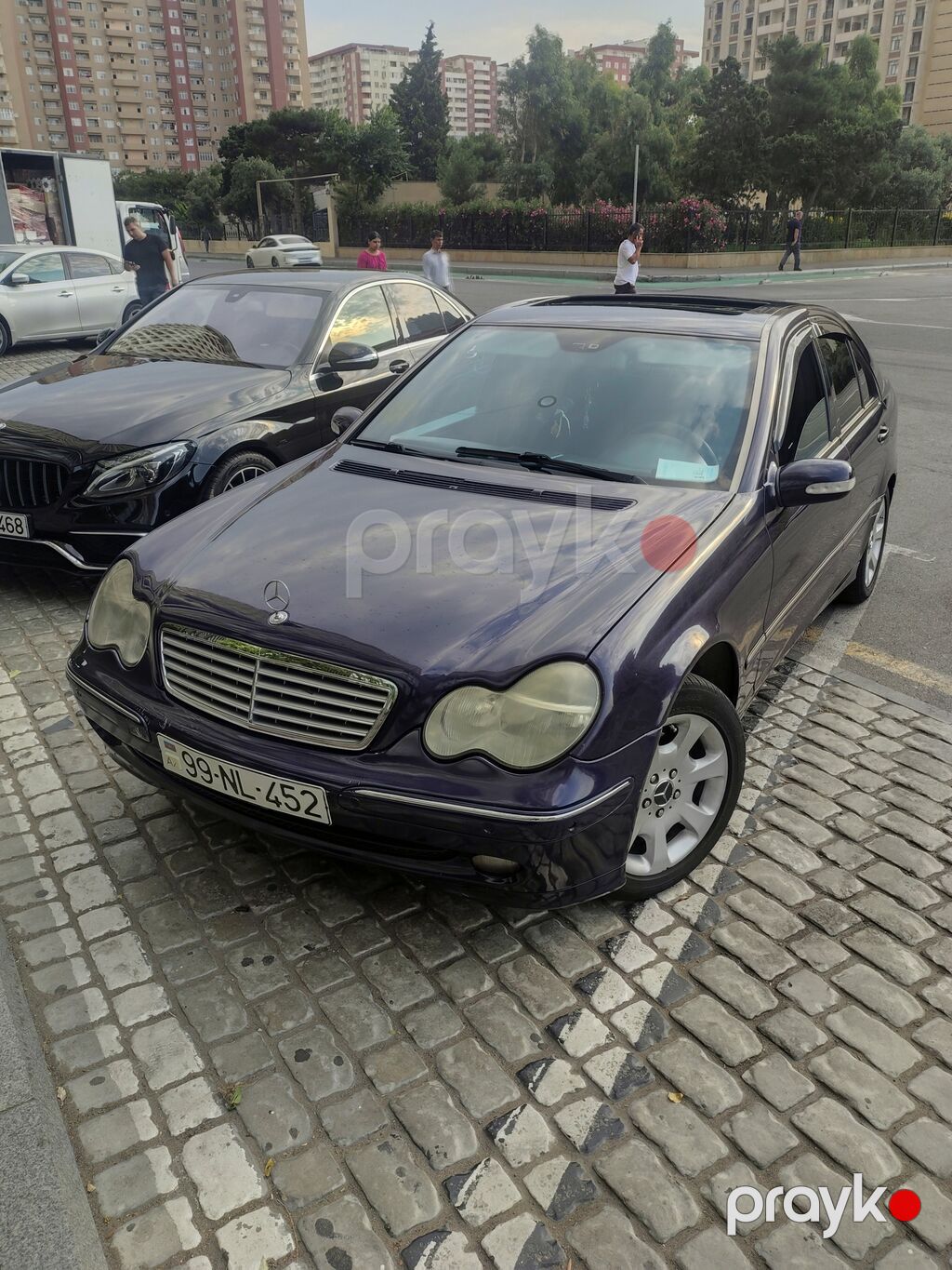 Mercedes-Benz C-Class (W203) sedan - Kuzov: 4 qapılı sedan, tünd — Avtomobillər, Bakı (3)