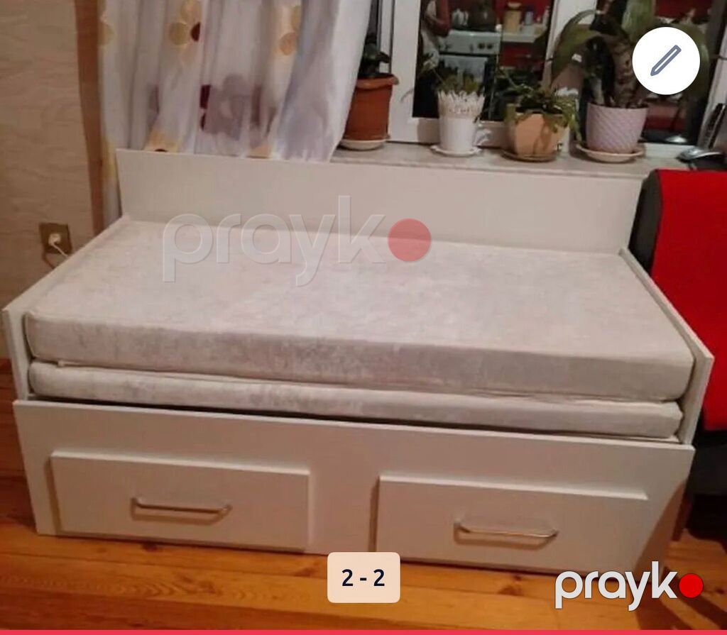 Uşaq otagi ucun divan + 2 neferlik taxt .Alti siyirmeli eni 150 — Uşaq mebeli dəstləri, Mehdiabad (2)