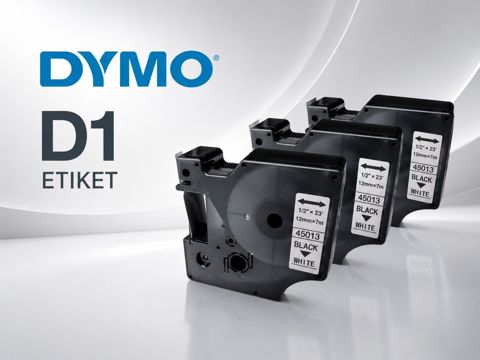 Dymo D1 etiket lentləri (label) – 6/9/12/19 mm — Bakı