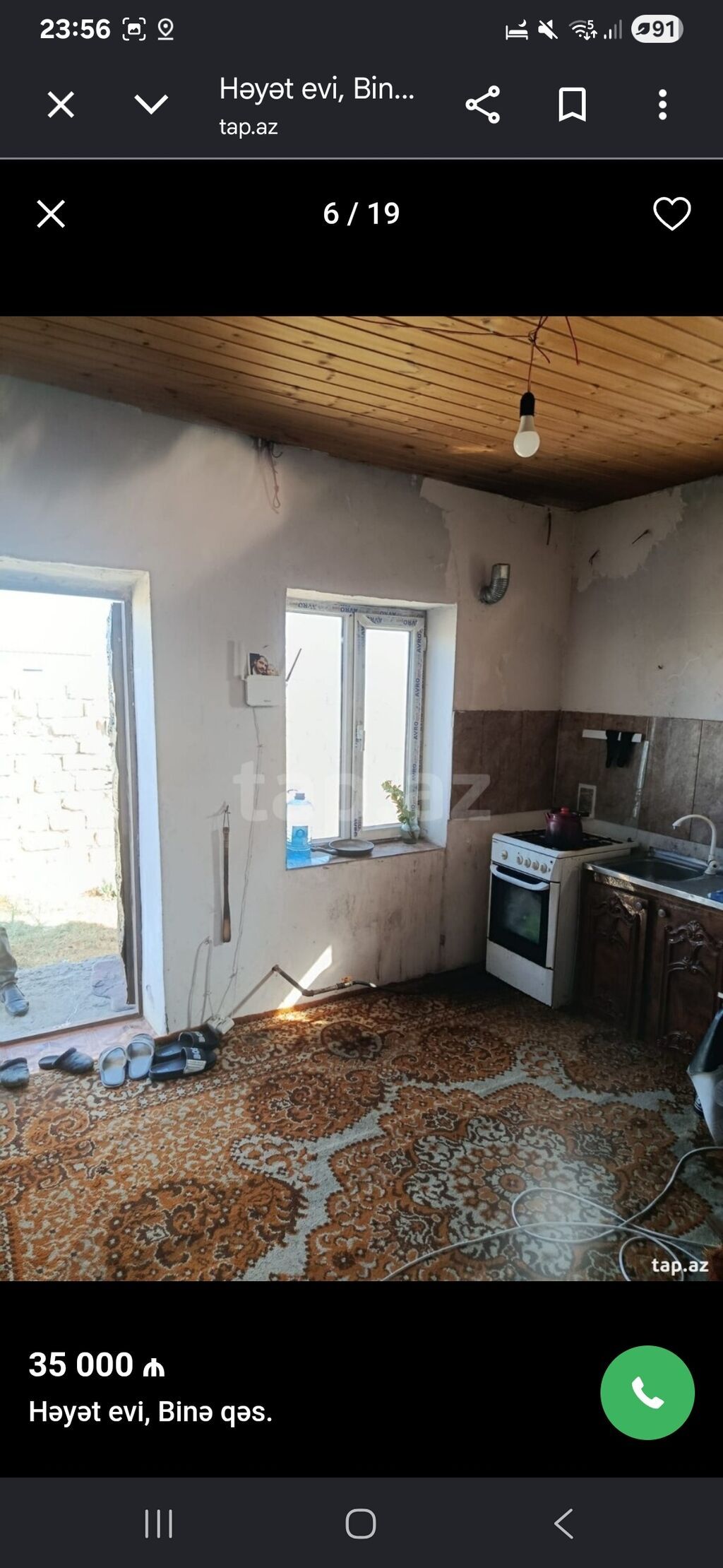 Binə 3 otaqlı, 55 kv. m — Ev, villa, Bakı (6)