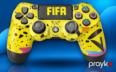 PS4 Joystick Sarı Fıfa dizayn — Bakı