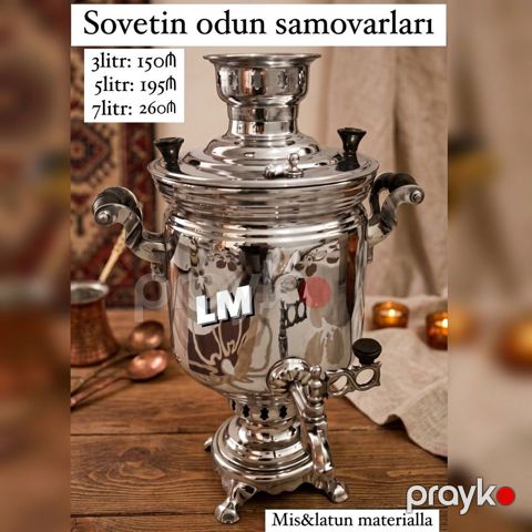 Sovet dövrünün Qədimi Tula istehsallı od samovarları 3Litr — Bakı