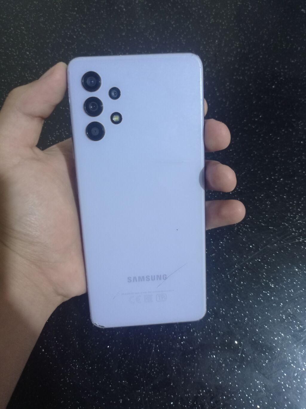 Samsung Galaxy A32, 128 GB, rəng - Bənövşəyi, Barmaq izi, İki sim kartlı, Face ID — Samsung, Bakı (2)